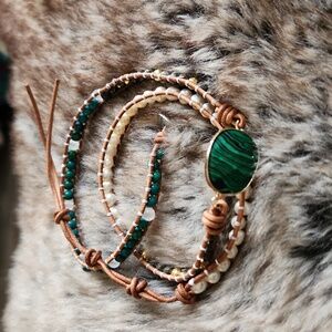 Artisan made wrap bracelet